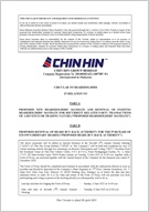 Chin hin share price